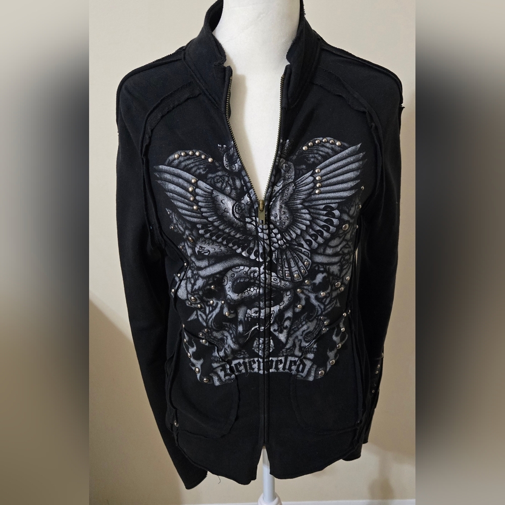 Bejeweled Black Embellished Women's Jacket